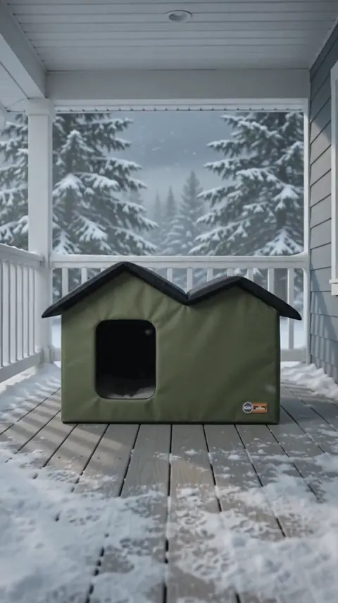 Cat house in a hyper motion video made with v4v.ai