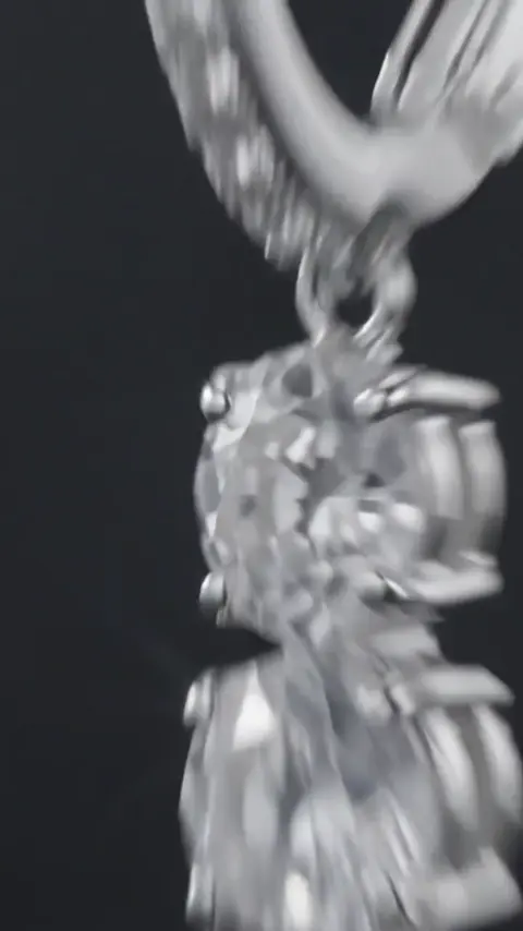 Swarovski crystal earrings in a hyper motion video made with v4v.ai